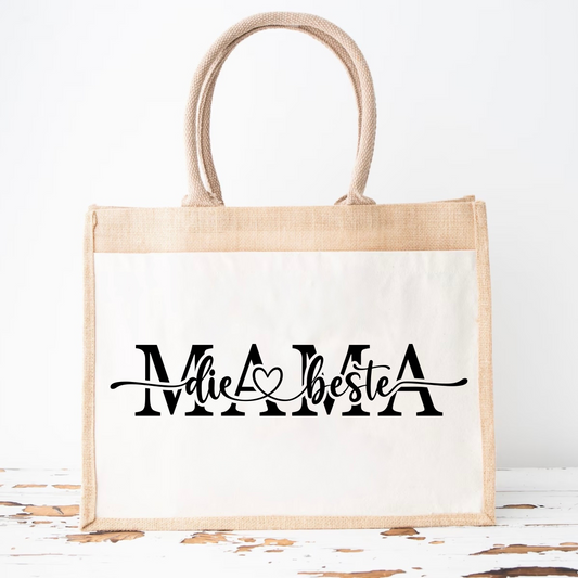 Jutetasche | Mama - die Beste