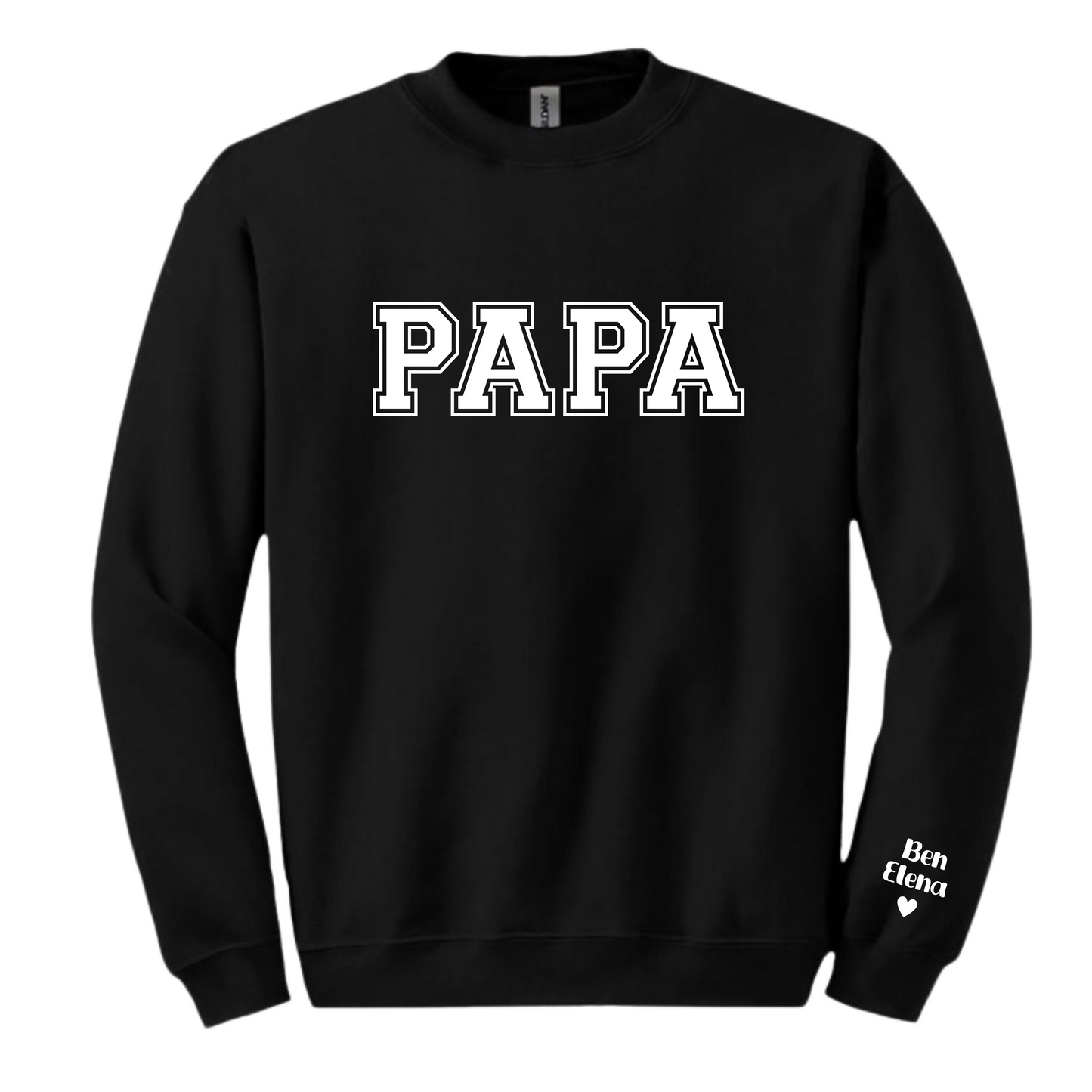 Papa-Sweatshirt mit Personalisierung