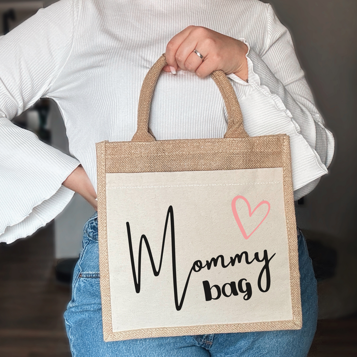 Jutetasche | Mommy bag