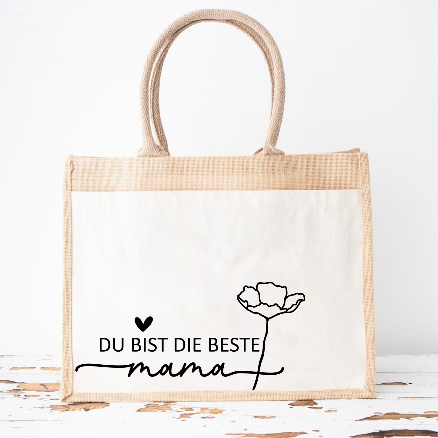 Jutetasche | Du bist die Beste Mama