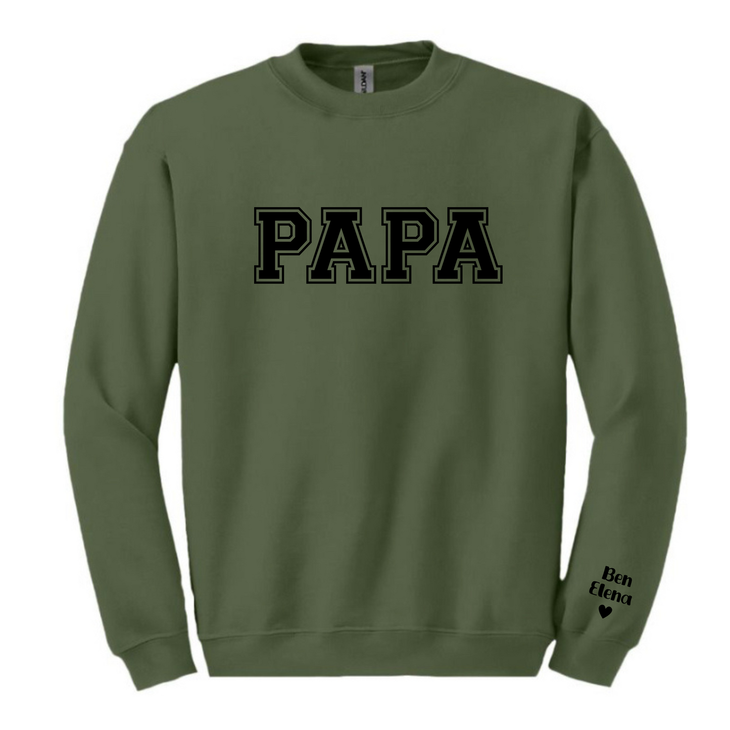 Papa-Sweatshirt mit Personalisierung