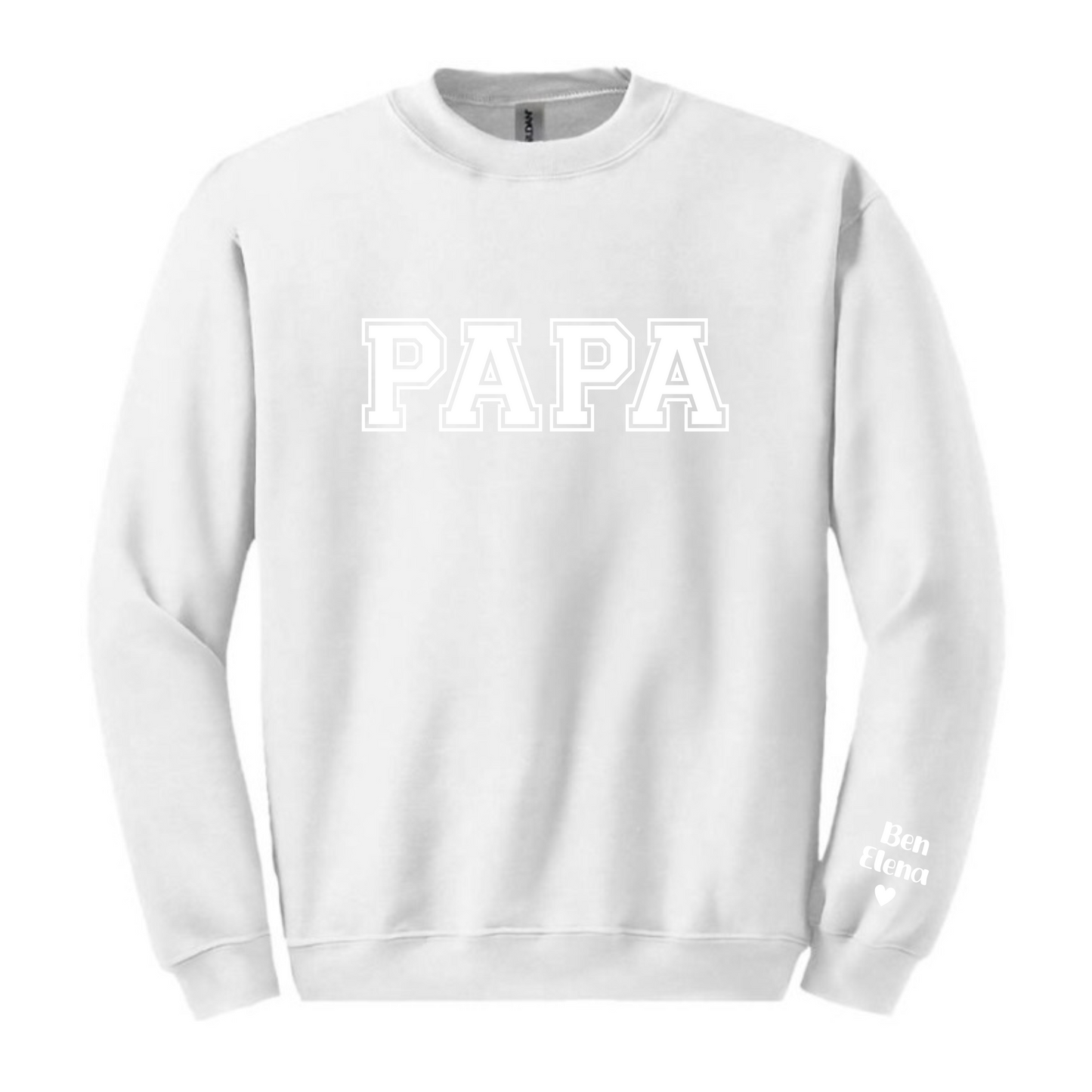 Papa-Sweatshirt mit Personalisierung