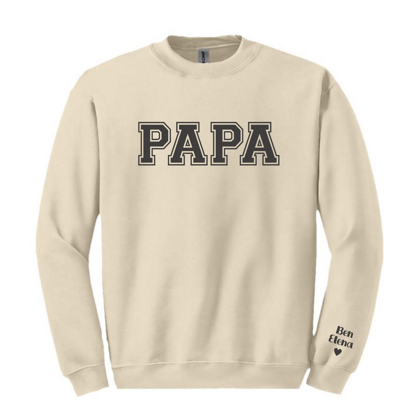 Papa-Sweatshirt mit Personalisierung