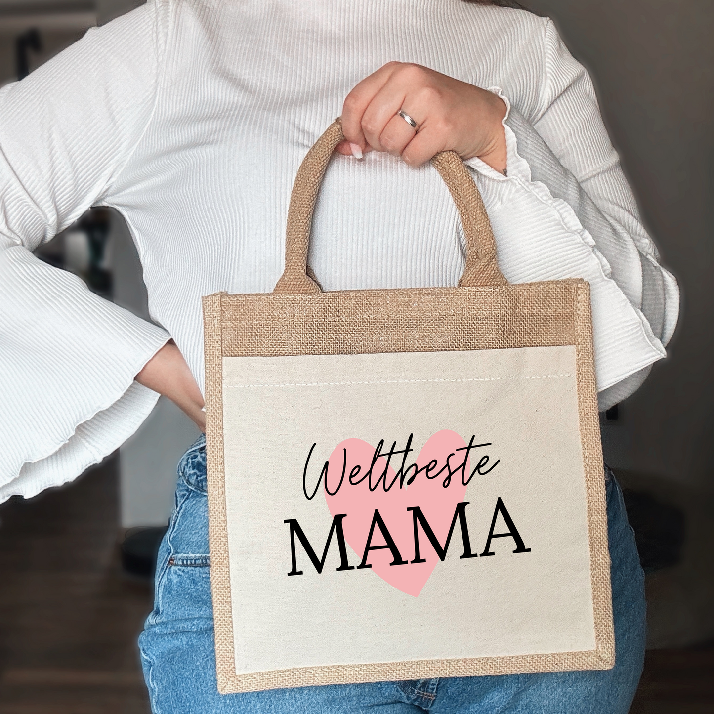 Jutetasche | Weltbeste Mama