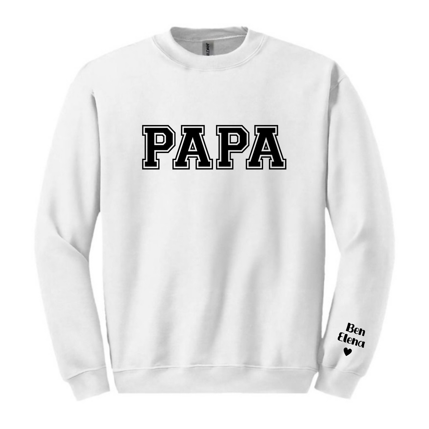 Papa-Sweatshirt mit Personalisierung