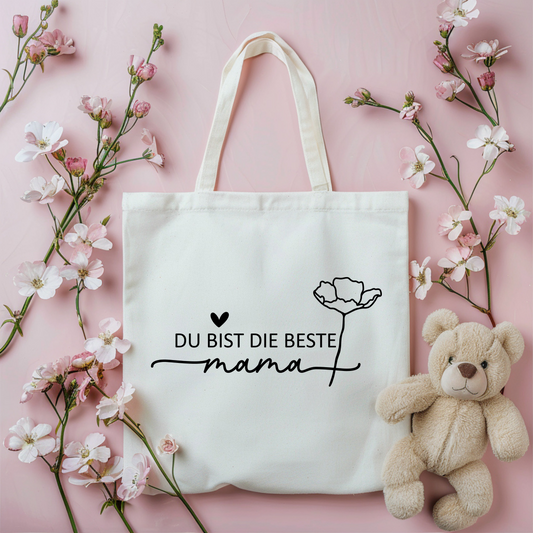 Jutebeutel | Du bist die Beste Mama