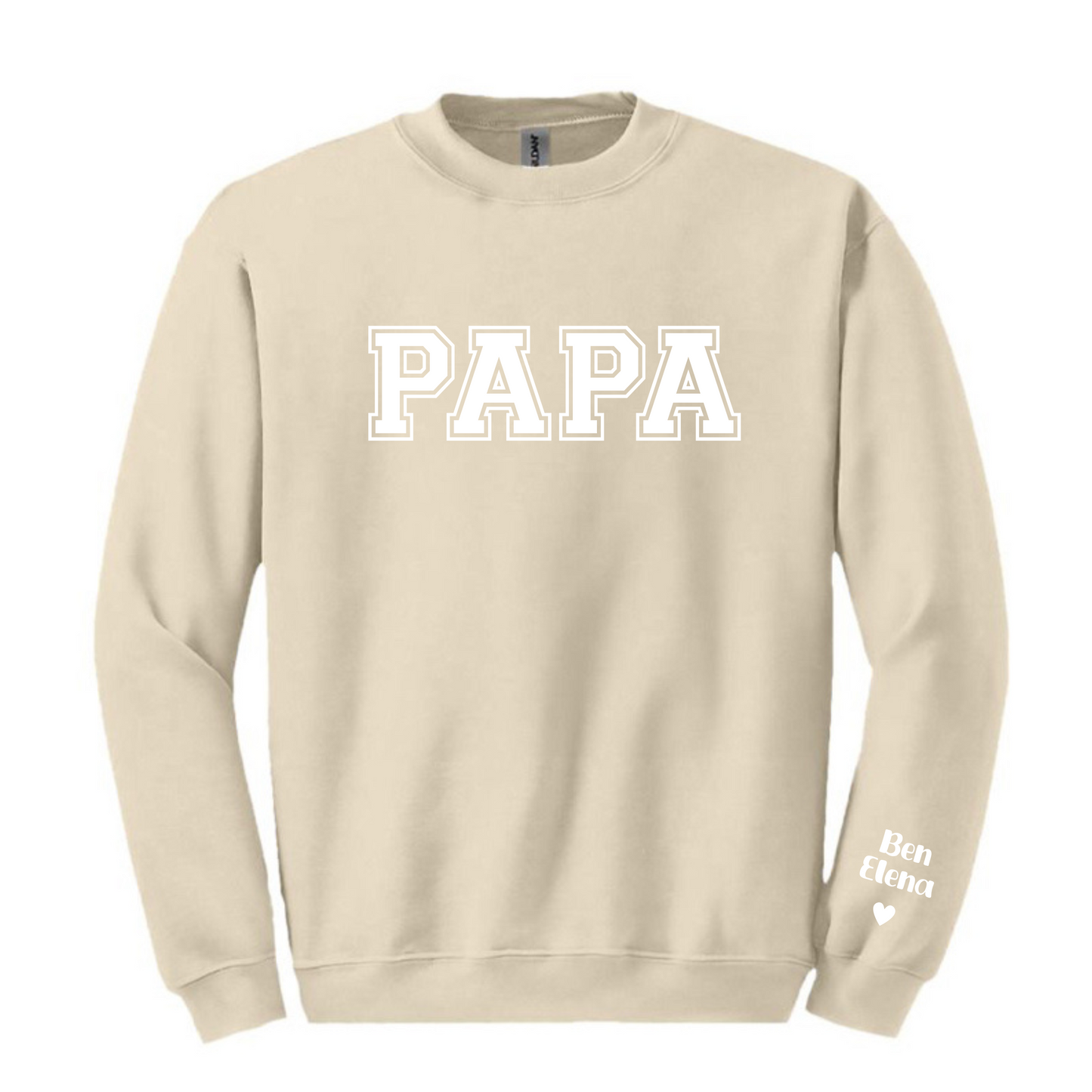 Papa-Sweatshirt mit Personalisierung