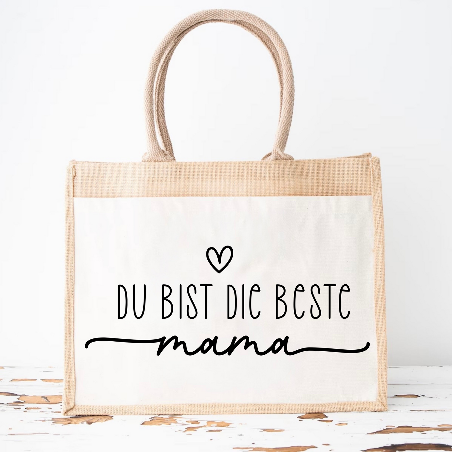 Jutetasche | Du bist die Beste Mama