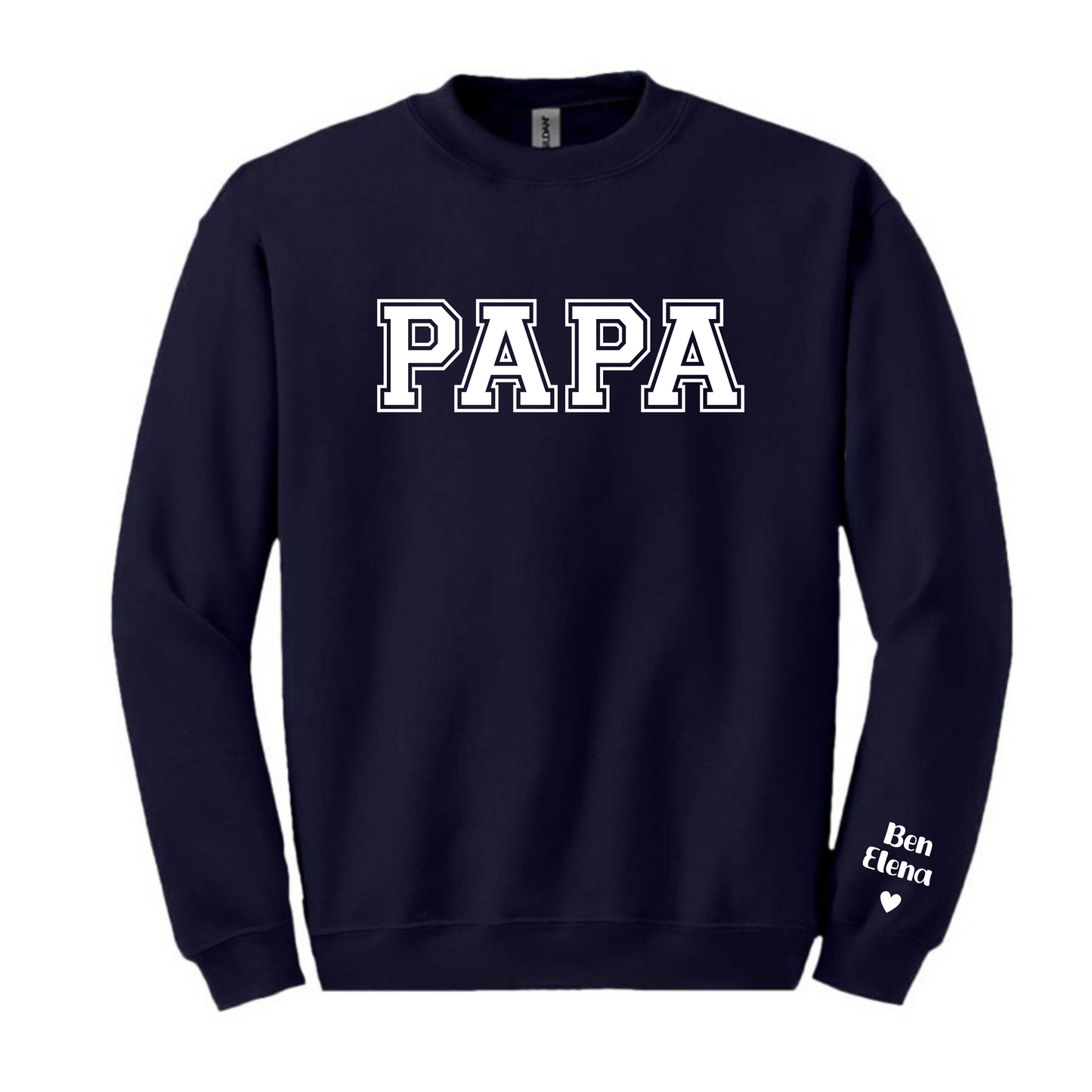 Papa-Sweatshirt mit Personalisierung