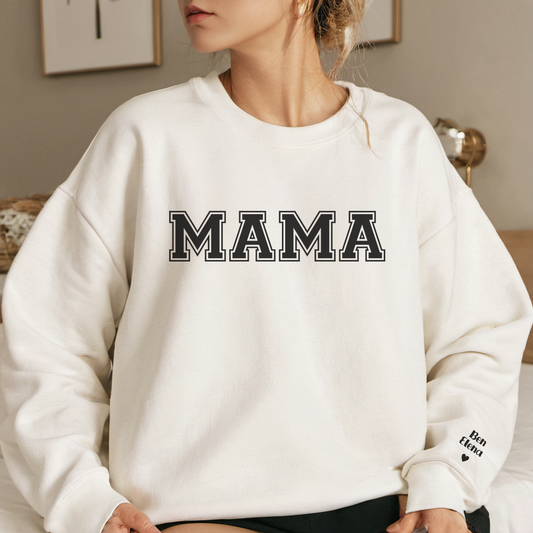 Mama-Sweatshirt mit Personalisierung